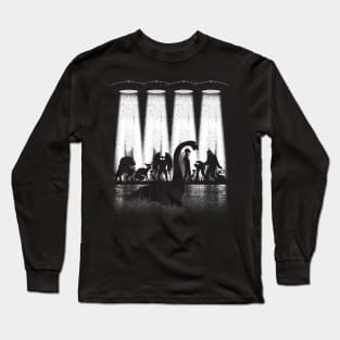 Cryptid Ufo Abduction Long Sleeve T-Shirt